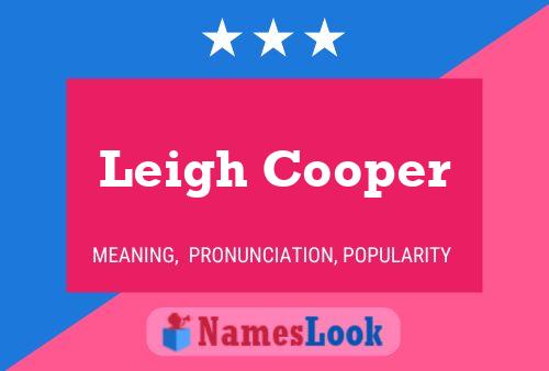 Leigh Cooper பெயர் போஸ்டர்