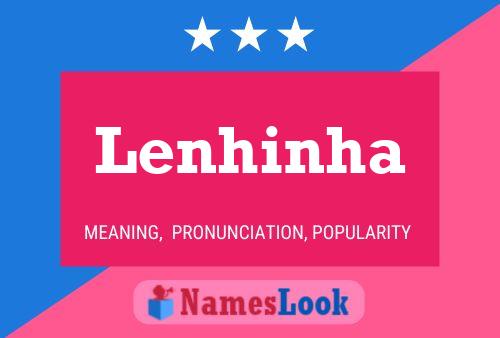 Lenhinha பெயர் போஸ்டர்