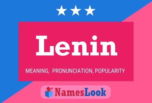 Lenin பெயர் போஸ்டர்