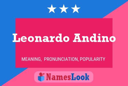 Leonardo Andino பெயர் போஸ்டர்