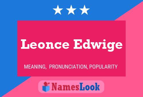 Leonce Edwige பெயர் போஸ்டர்