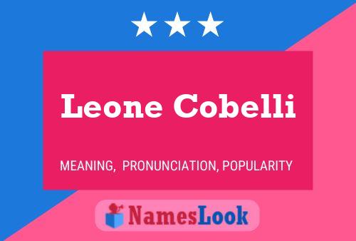 Leone Cobelli பெயர் போஸ்டர்