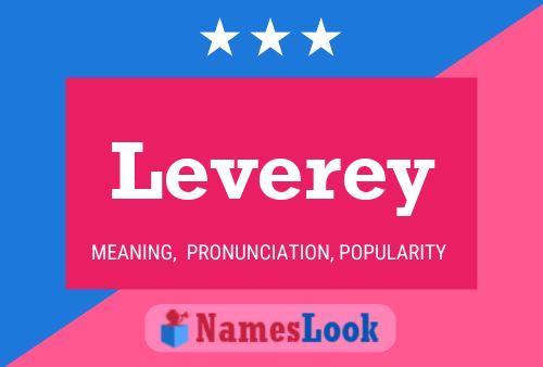 Leverey பெயர் போஸ்டர்