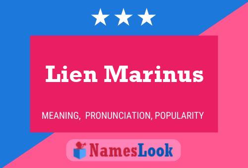 Lien Marinus பெயர் போஸ்டர்