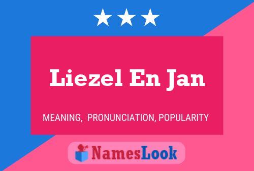 Liezel En Jan பெயர் போஸ்டர்