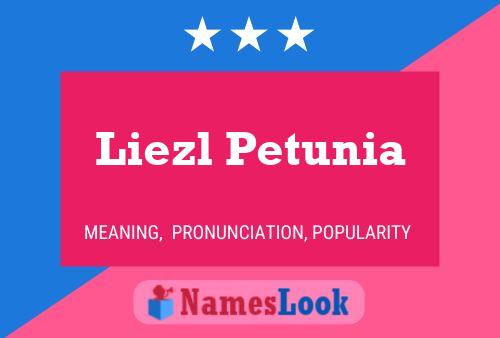 Liezl Petunia பெயர் போஸ்டர்