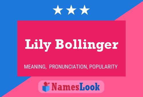 Lily Bollinger பெயர் போஸ்டர்