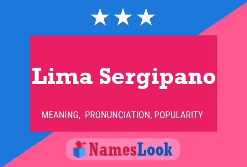 Lima Sergipano பெயர் போஸ்டர்