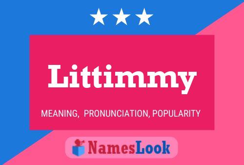 Littimmy பெயர் போஸ்டர்