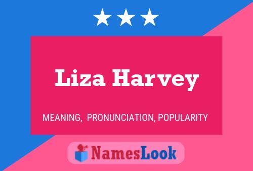 Liza Harvey பெயர் போஸ்டர்