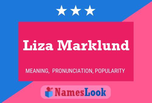 Liza Marklund பெயர் போஸ்டர்