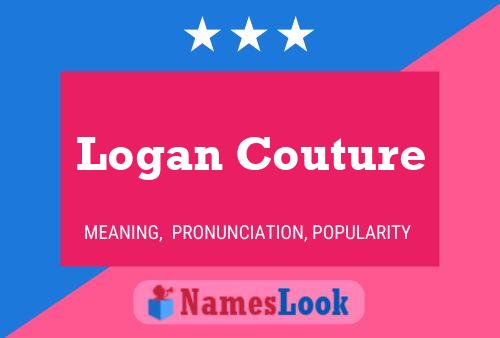 Logan Couture பெயர் போஸ்டர்