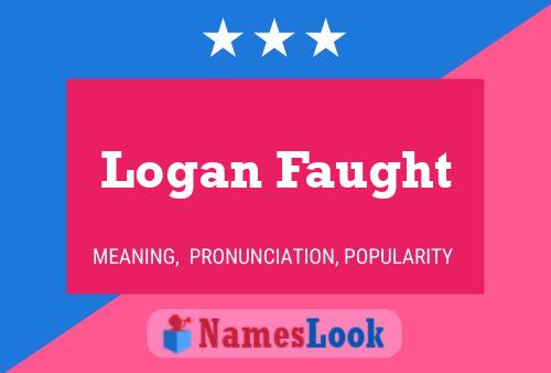 Logan Faught பெயர் போஸ்டர்