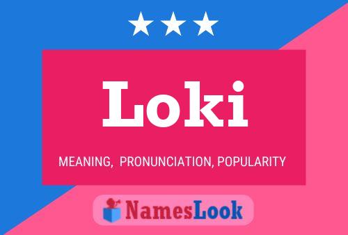 Loki பெயர் போஸ்டர்