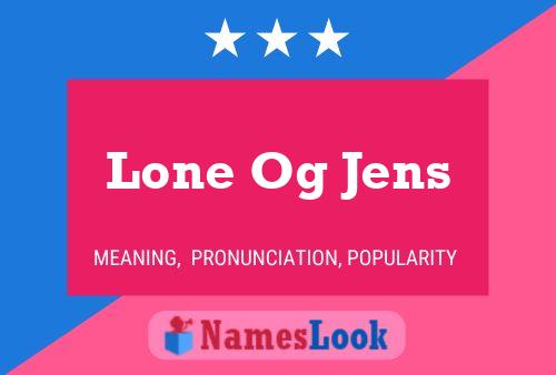 Lone Og Jens பெயர் போஸ்டர்