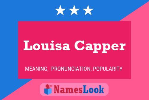 Louisa Capper பெயர் போஸ்டர்