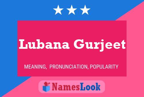 Lubana Gurjeet பெயர் போஸ்டர்