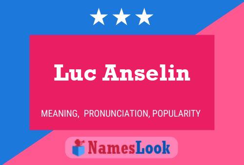 Luc Anselin பெயர் போஸ்டர்