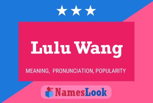 Lulu Wang பெயர் போஸ்டர்