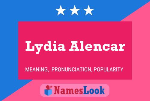 Lydia Alencar பெயர் போஸ்டர்