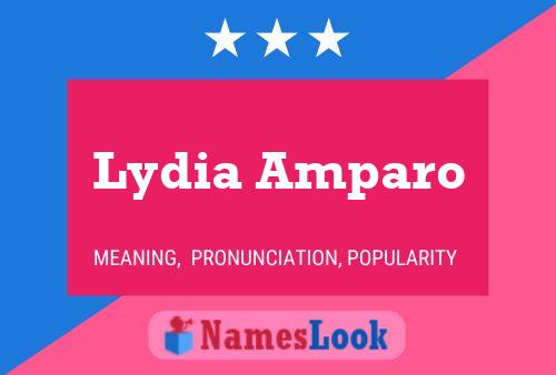 Lydia Amparo பெயர் போஸ்டர்