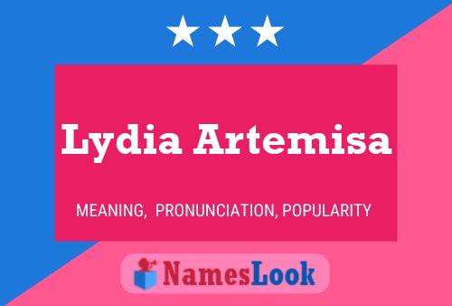 Lydia Artemisa பெயர் போஸ்டர்