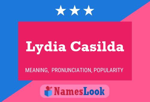 Lydia Casilda பெயர் போஸ்டர்