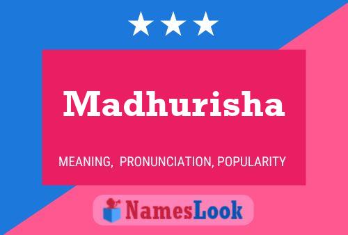 Madhurisha பெயர் போஸ்டர்