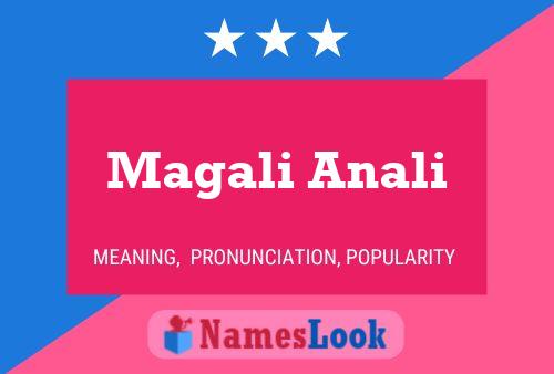 Magali Anali பெயர் போஸ்டர்