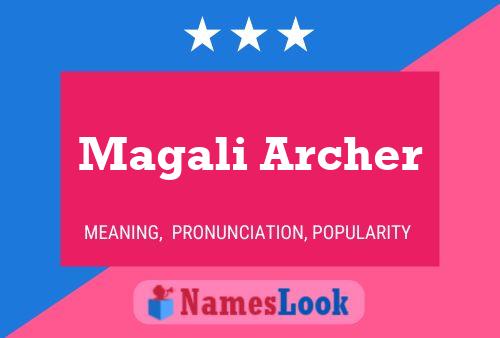 Magali Archer பெயர் போஸ்டர்