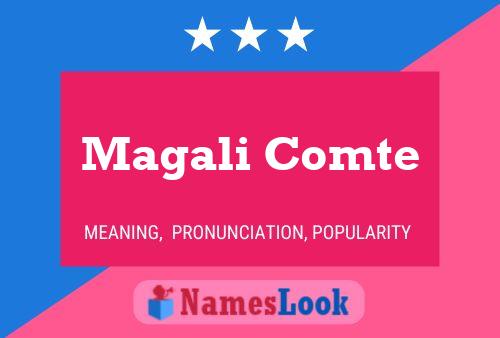 Magali Comte பெயர் போஸ்டர்