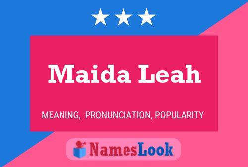 Maida Leah பெயர் போஸ்டர்