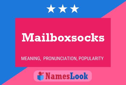 Mailboxsocks பெயர் போஸ்டர்