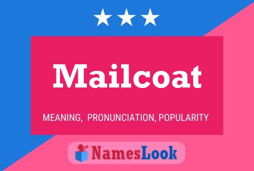 Mailcoat பெயர் போஸ்டர்