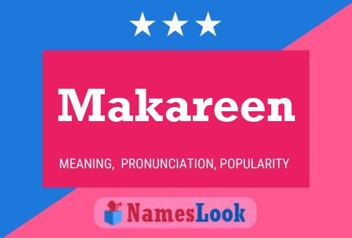 Makareen பெயர் போஸ்டர்