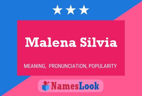 Malena Silvia பெயர் போஸ்டர்