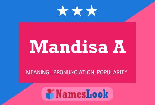 Mandisa A பெயர் போஸ்டர்