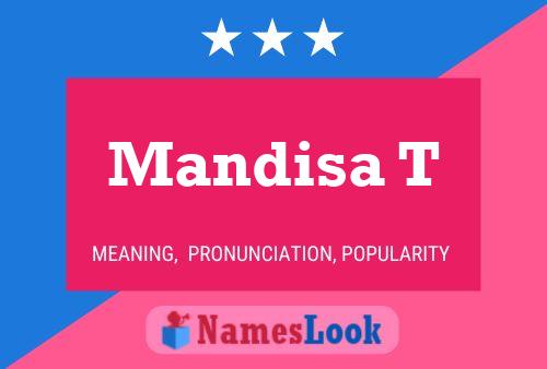 Mandisa T பெயர் போஸ்டர்