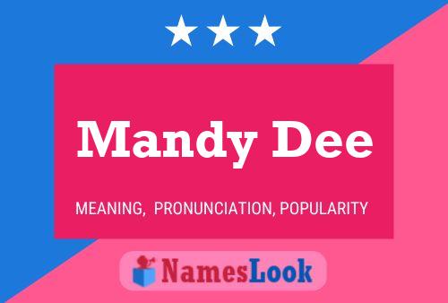 Mandy Dee பெயர் போஸ்டர்