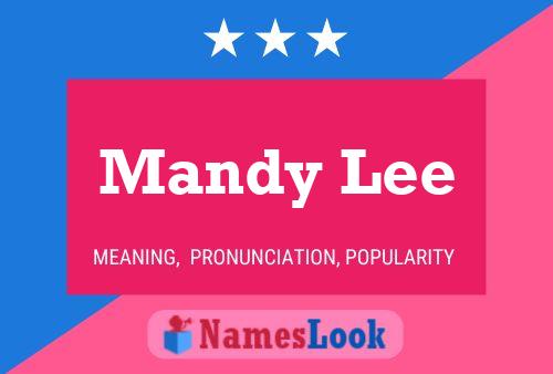 Mandy Lee பெயர் போஸ்டர்