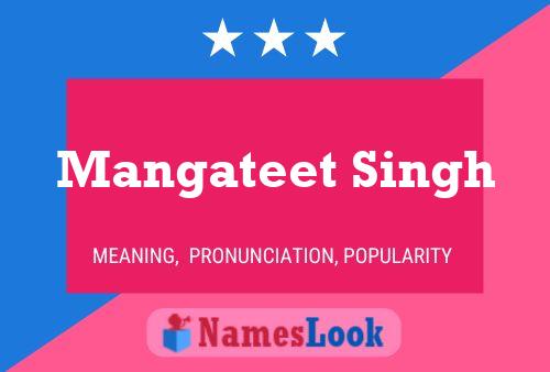 Mangateet Singh பெயர் போஸ்டர்