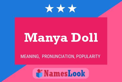 Manya Doll பெயர் போஸ்டர்