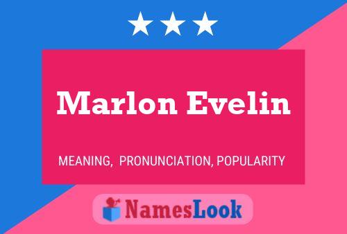 Marlon Evelin பெயர் போஸ்டர்