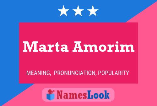 Marta Amorim பெயர் போஸ்டர்