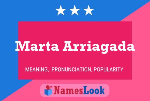 Marta Arriagada பெயர் போஸ்டர்