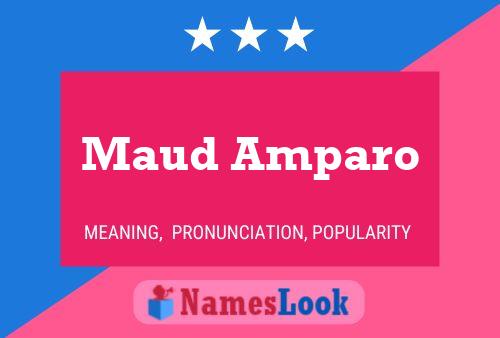 Maud Amparo பெயர் போஸ்டர்