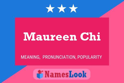 Maureen Chi பெயர் போஸ்டர்