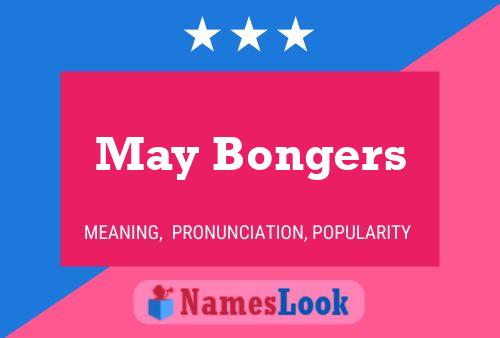 May Bongers பெயர் போஸ்டர்