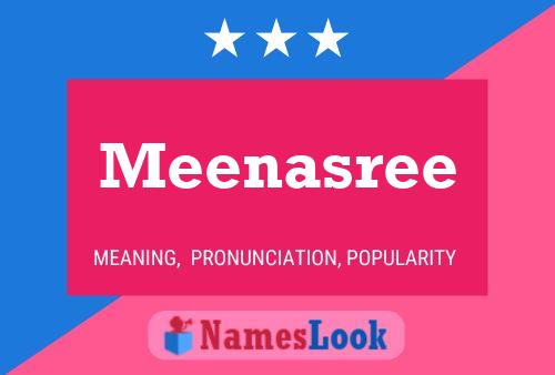 Meenasree பெயர் போஸ்டர்