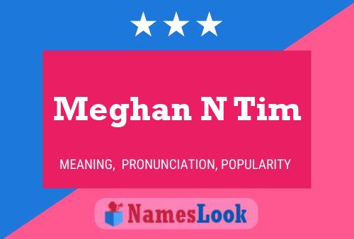 Meghan N Tim பெயர் போஸ்டர்